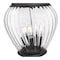 Z-Lite Davina 4 Light Outdoor Post Mounted Fixture, 14.25in. W x 107.25in. H, Black 5016PHBR-564P-BK - alternate 4